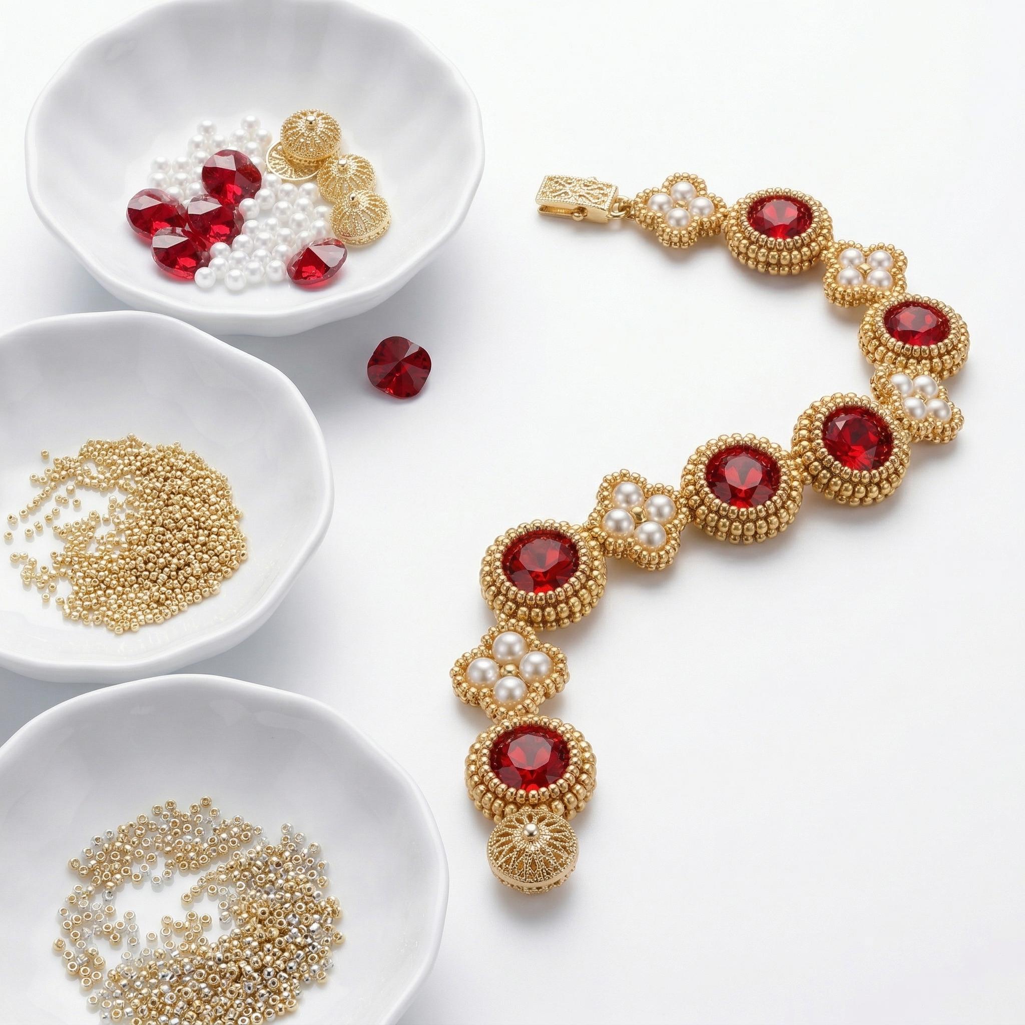 Jewelry Making Party For Adults - DIY Schmuckarmband-Bastelset für Erwachsene - All-in-One-Set