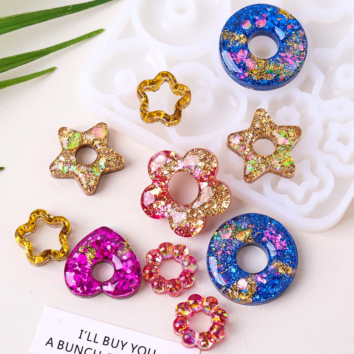 Jewelry Making Mold - Multifunktionale Schmuck Silikonform DIY handgemachte Herz