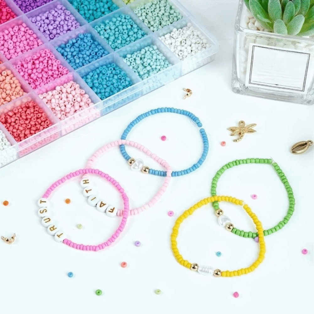 Jewelry Making Kits For Kids - 28+2 Gitter-Schmuckherstellungs-Set für DIY-Armbänder und Handyriemen