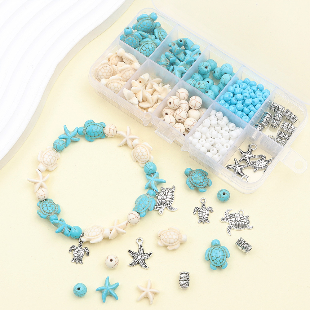 Jewelry Making Birthday Party - 12/311/426/647 Stück mehrfarbiges türkisfarbenes Schmuckherstellungsset aus