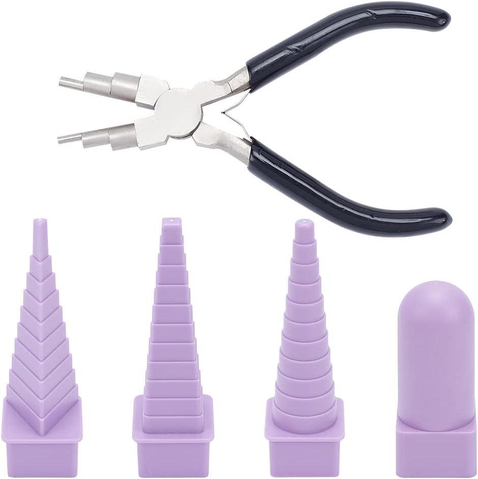 Jewelry Making Rotary Tool - 5-in-1 Schmuckzangen-Set mit Dornen, 5,9 Zoll,