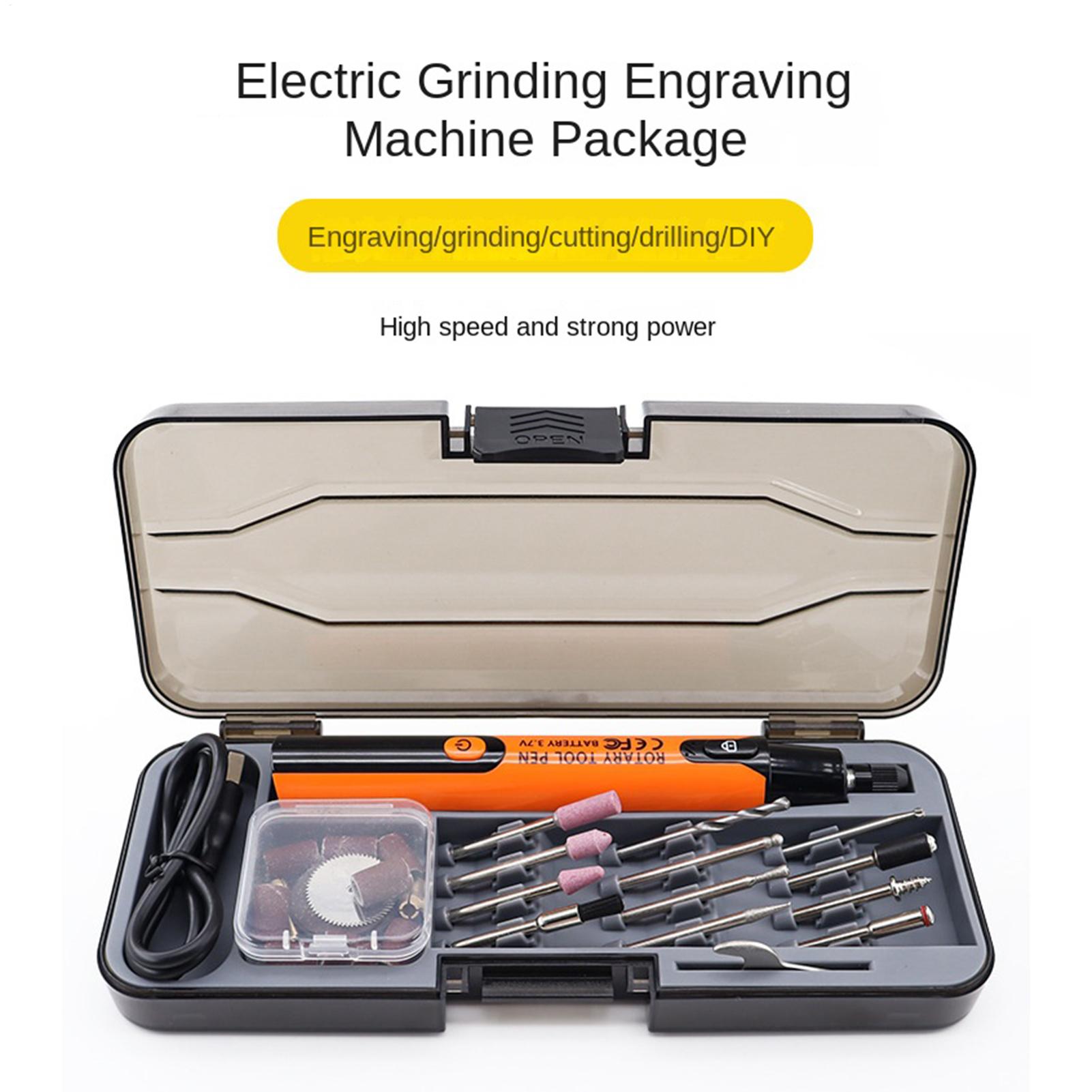 Jewelry Making Rotary Tool - Elektrische Rotationswerkzeuge, 6-Gang, wiederaufladbarer Schnitzstift, kleines