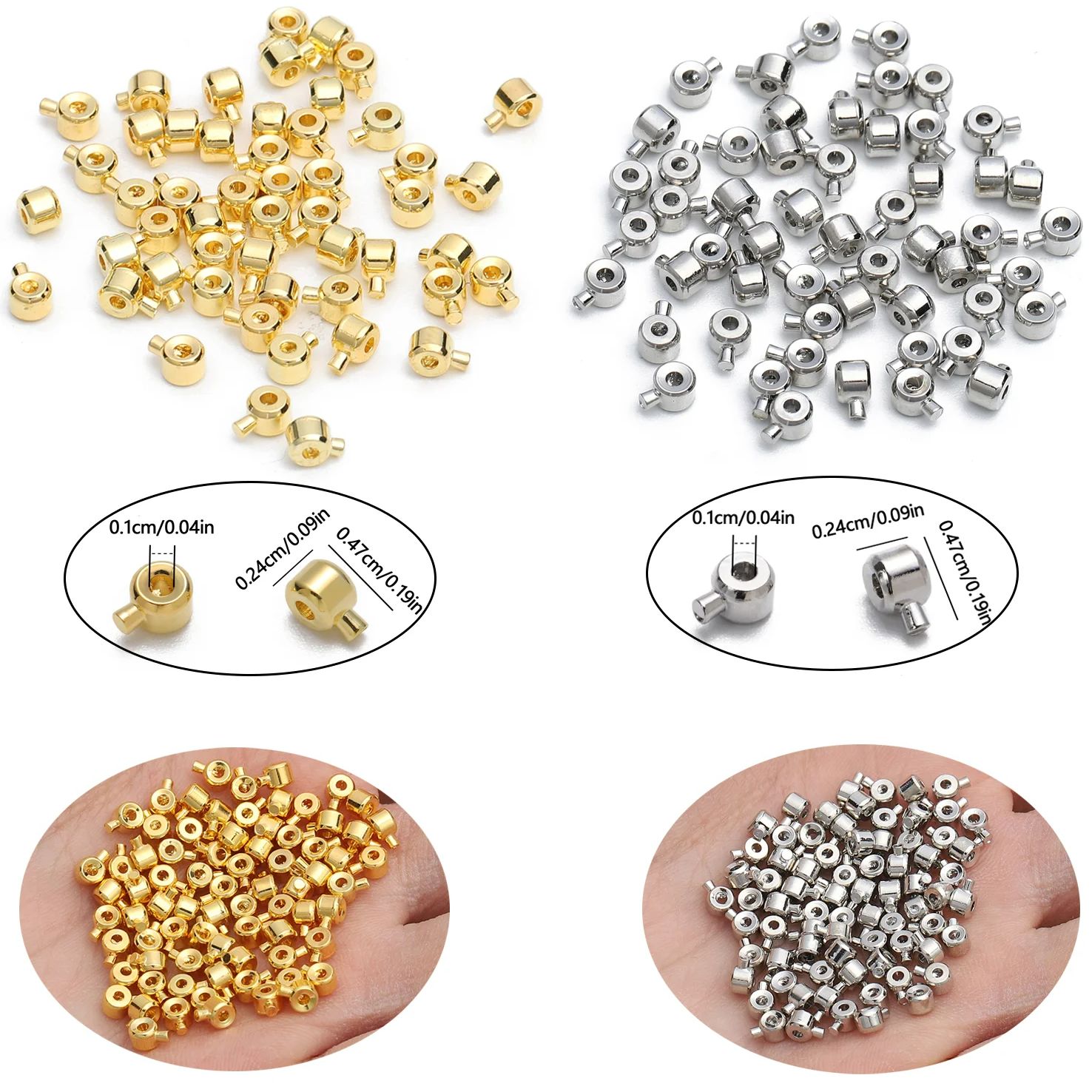 Jewelry Making Rotary Tool - 10 Teile/los Edelstahl Positionierung Stopper Spacer