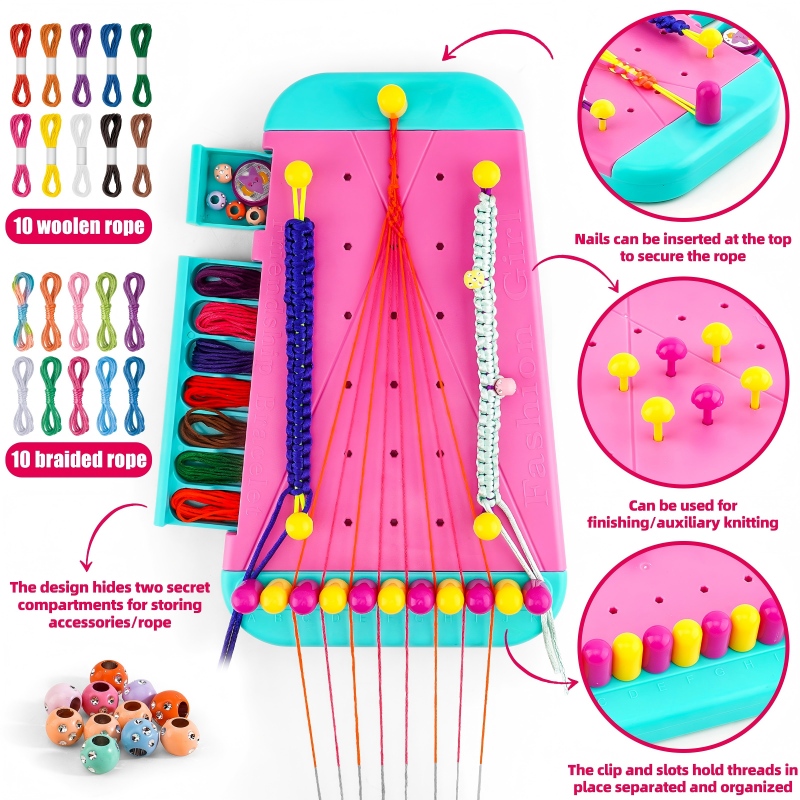 Jewelry Making Kits For Kids - Set zur Herstellung von Freundschaftsarmbändern, geeignet
