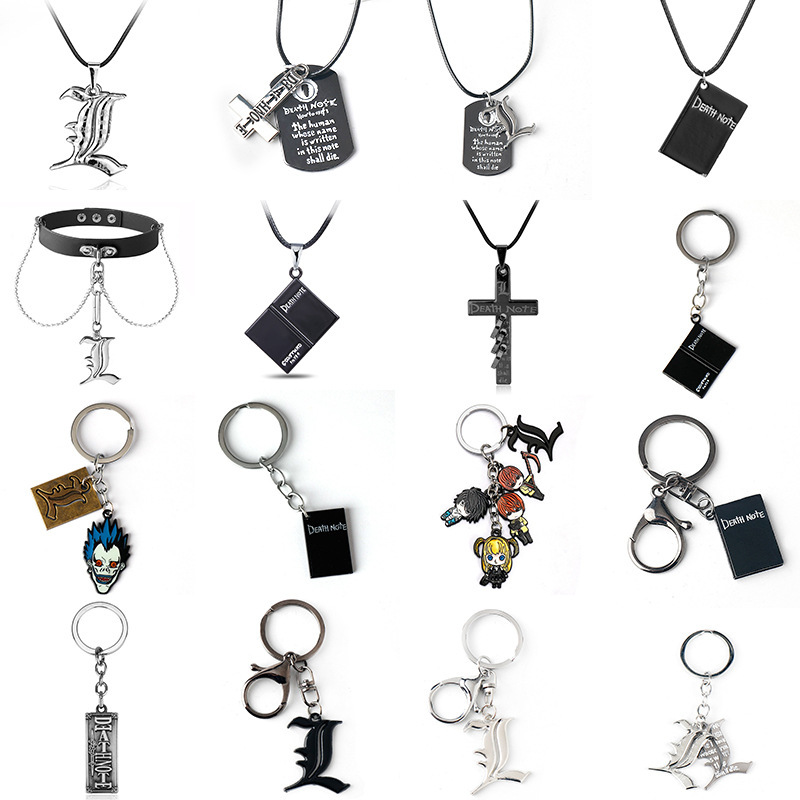Jewelry Making Journal - Anime Death Note Schlüsselanhänger Doppelseitiger Schwarzer