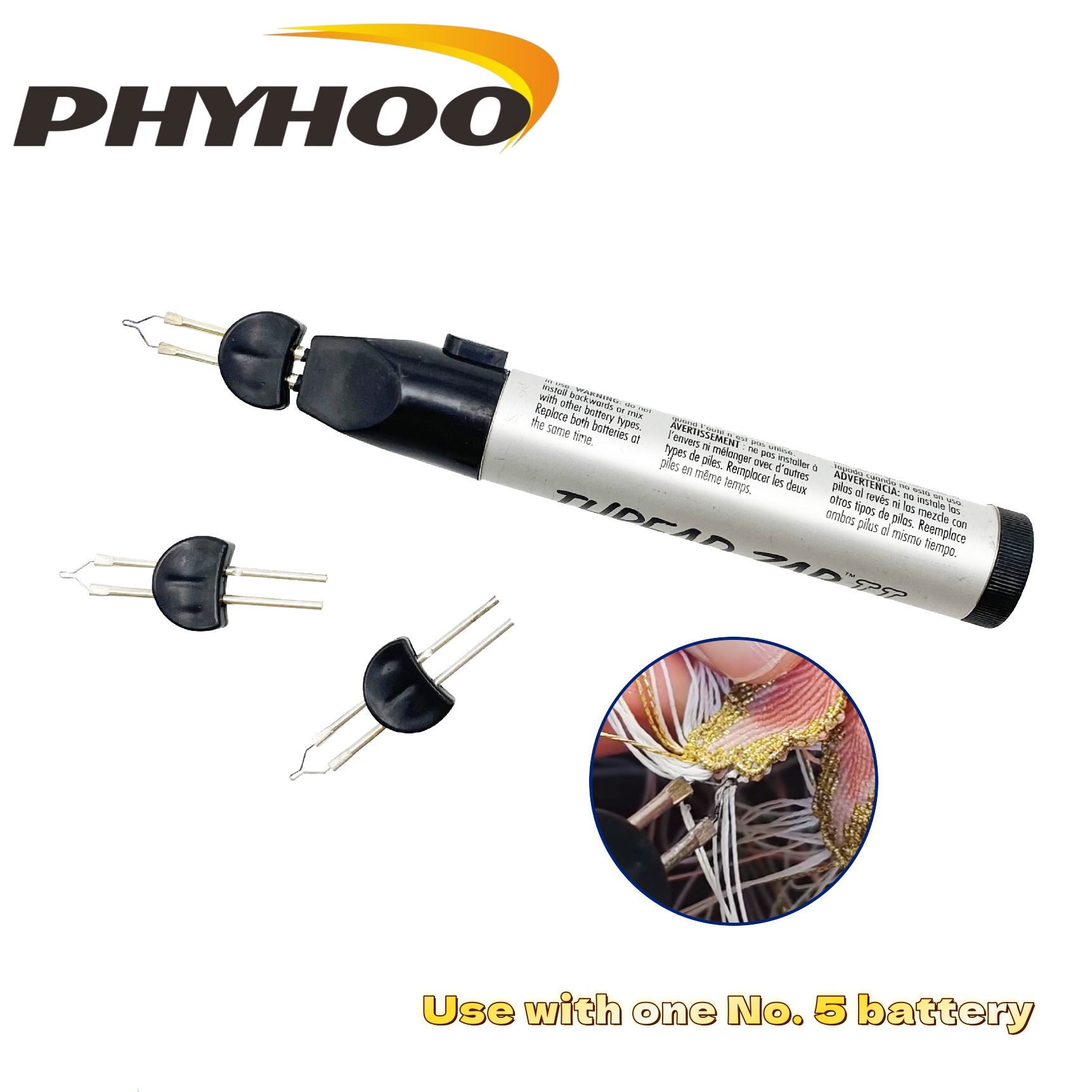 Jewelry Making Zapper - PHYHOO Professioneller Wachsschnitzstift, Fadenverschweißer, Hochtemperatur-Schmelzwerkzeug für