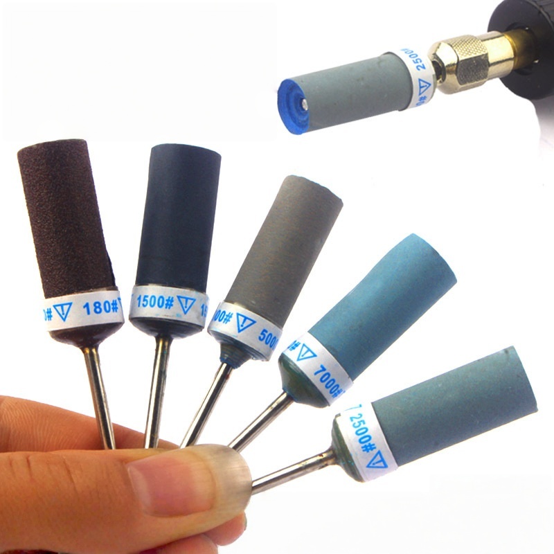 Jewelry Making Rotary Tool - 2,35mm Schaft Schleifpapierstab Schleifkopf Grob und
