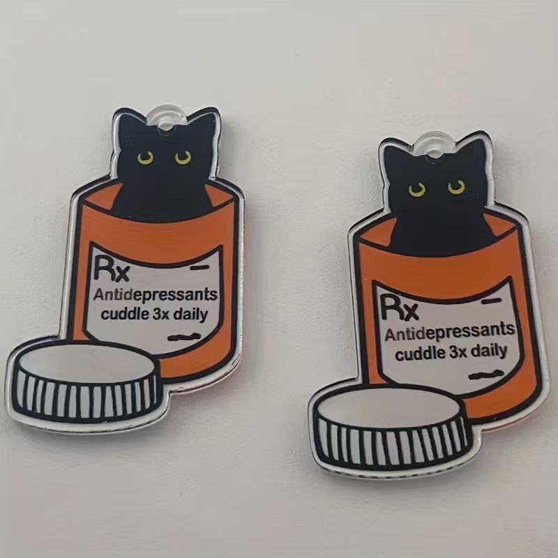 10 Stück Acryl-Medizin-Katzen- – Jewelry Making Earrings Bewertung und Preis