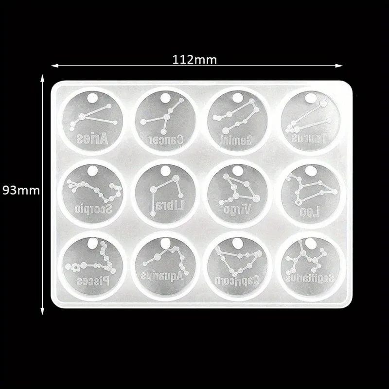 12-Sternzeichen-Sternbild-Harz – Jewelry Making Mold Bewertung und Preis