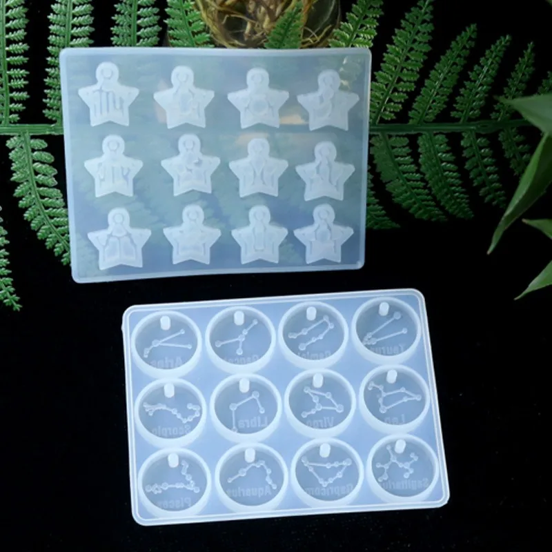 12-Sternzeichen-Sternbild-Harz – Jewelry Making Mold Bewertung und Preis