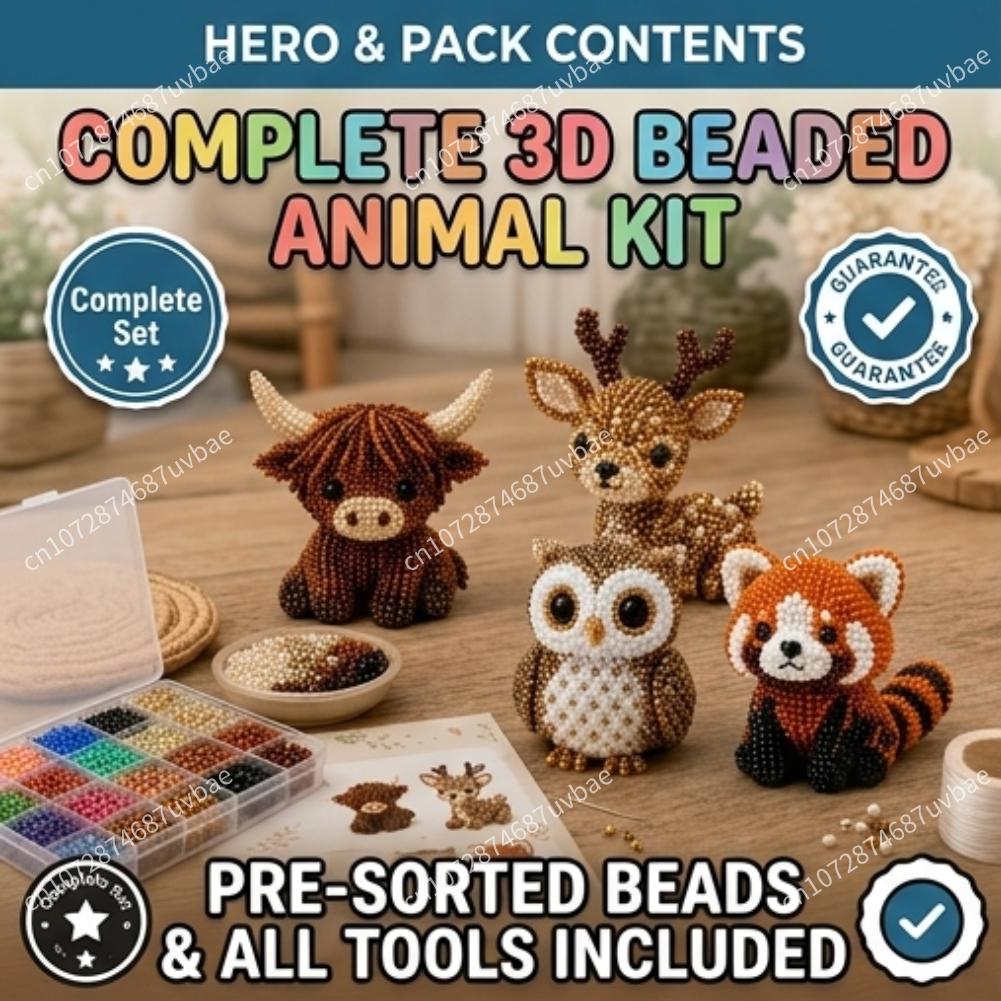 Mini 3D Tierperlen-Bastelset N – Jewelry Making Kits For Kids Bewertung und Preis