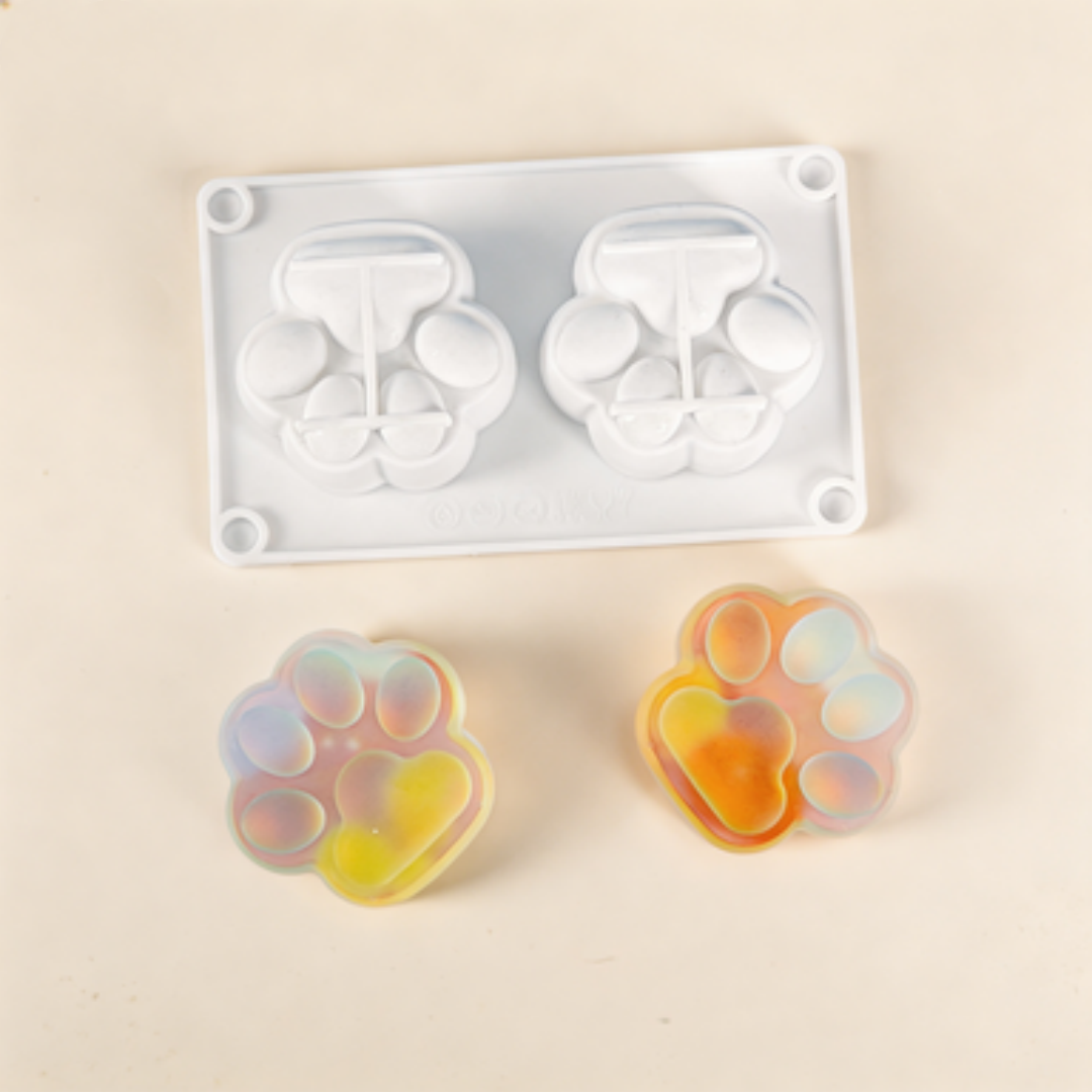 2-fach verbundene Katzenpfoten – Jewelry Making Mold Bewertung und Preis