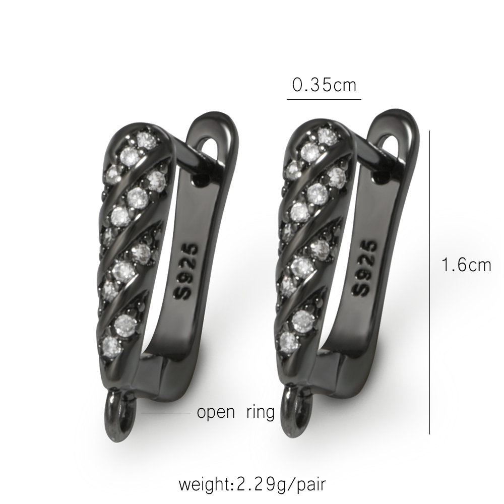 YANASI 1 Paar Waffen-Schwarz M – Jewelry Making Earrings Bewertung und Preis