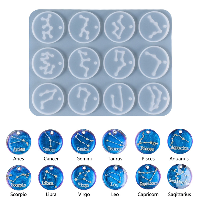 12 Löcher Konstellation Anhäng – Jewelry Making Mold Bewertung und Preis
