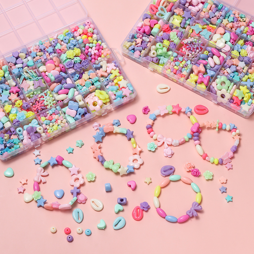1 Box Bunte Acryl-Pony-Perlen, – Jewelry Making In Clay Bewertung und Preis